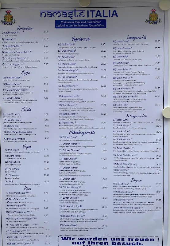 Menu_Namaste Italia_Berlin_image_1