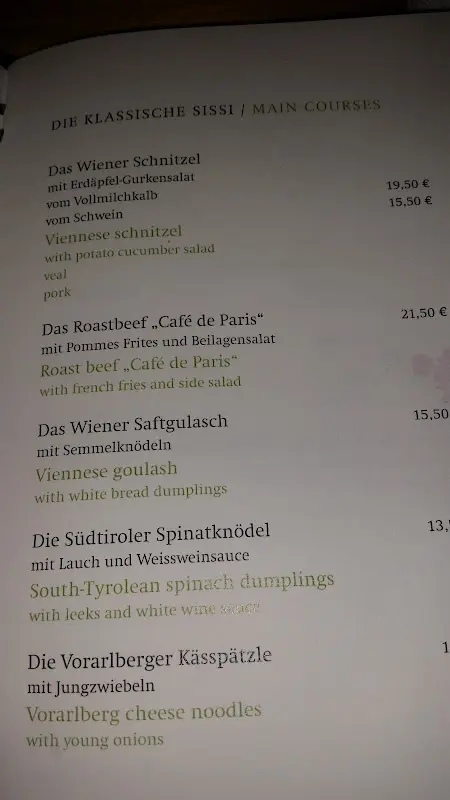 Menu_Sissi Restaurant_Berlin_immagine_3