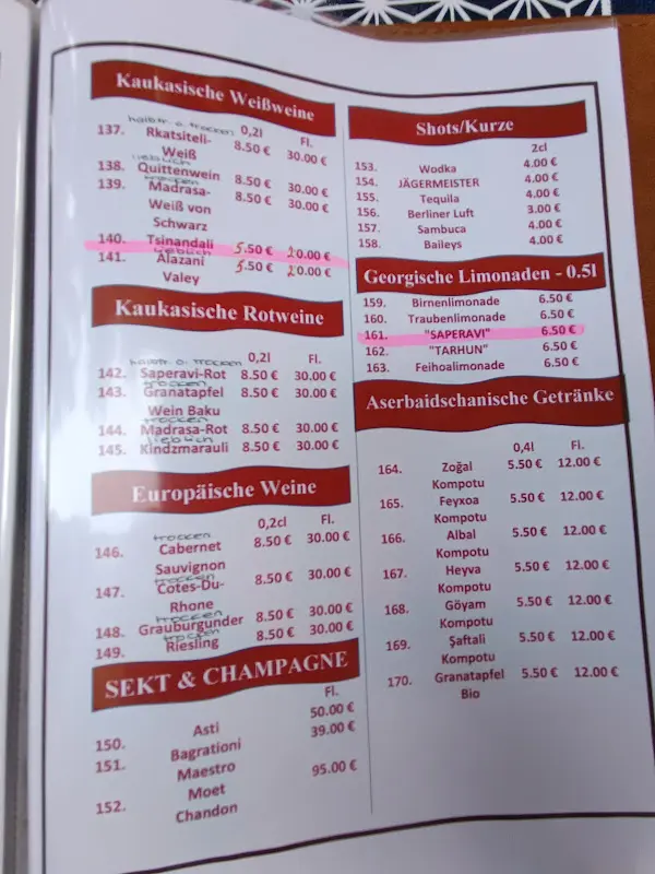 Menu_Granat Restaurant am Weißensee_Berlin_immagine_2