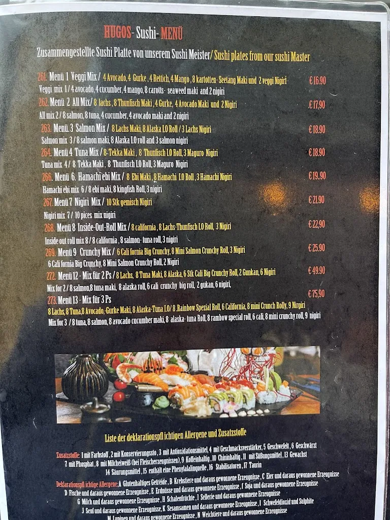 Menu_Hugo Sushi Bar & Asian Cuisine_Baden-Baden_immagine_1