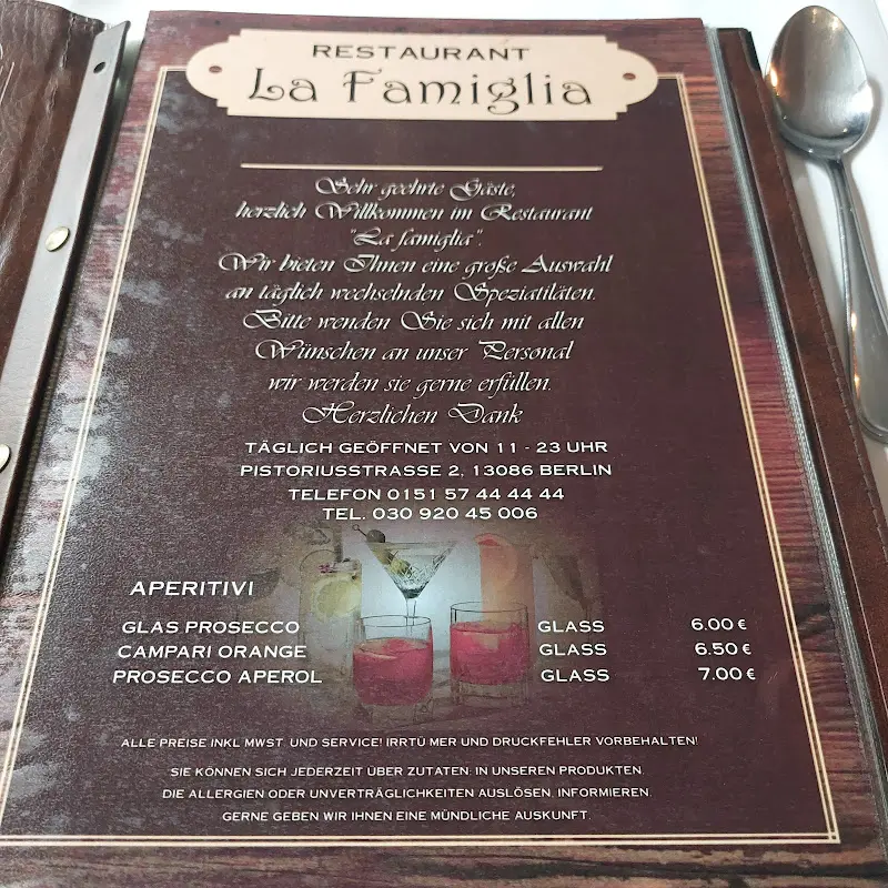 Menu_La Famiglia_Berlin_image_1
