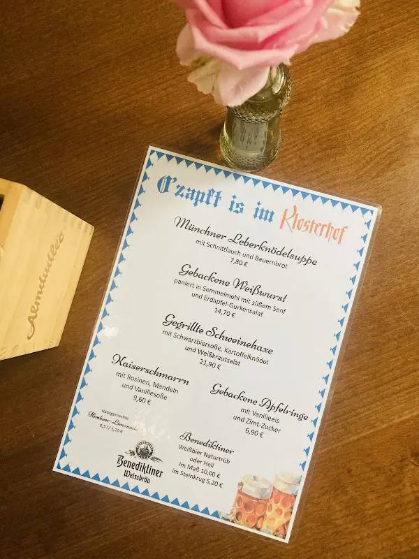 Menu_Restaurant Klosterhof_Main_immagine_1