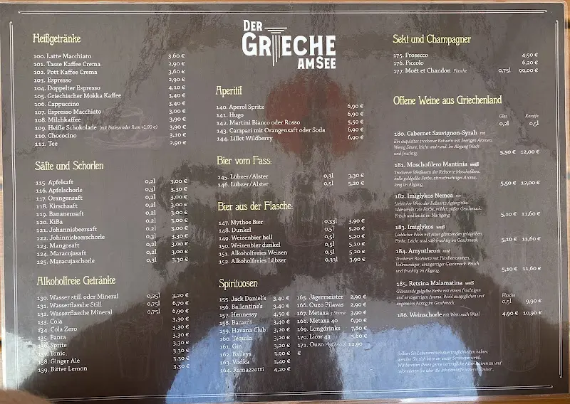 Menu_Restaurant Der Grieche am See_Malchow_immagine_3