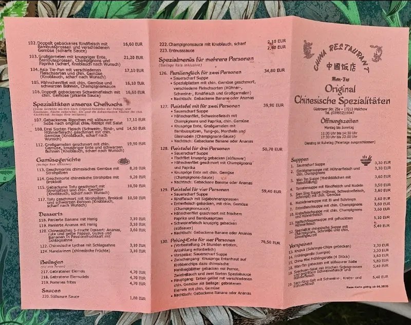 Menu_Chinarestaurant Man-Thi_Malchow_image_1