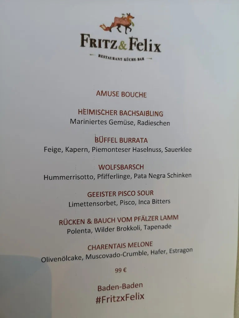 Menu_Fritz & Felix_Baden-Baden_immagine_3
