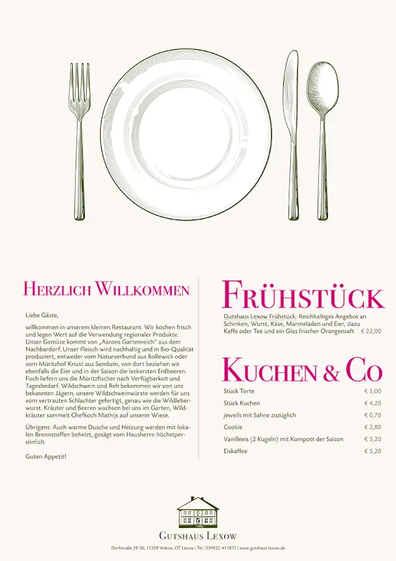 Menu_Gutshaus Lexow_Walow_immagine_1
