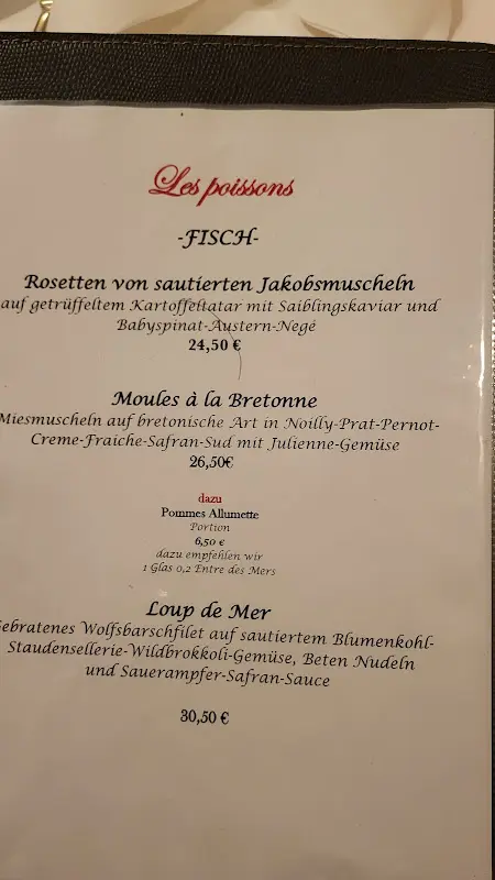Menu_La Fontaine Restaurant Berlin_Berlin_image_1