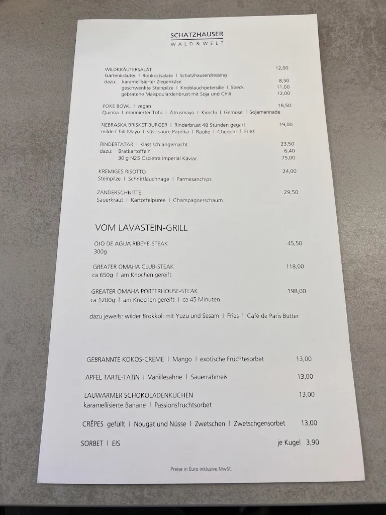 Menu_Restaurant Schatzhauser_Baiersbronn_immagine_1