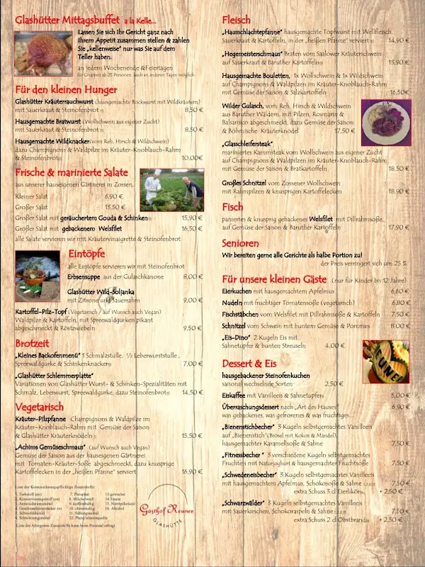 Menu_Gasthof Reuner Restaurant & Biergarten_Baruth/Mark_image_1