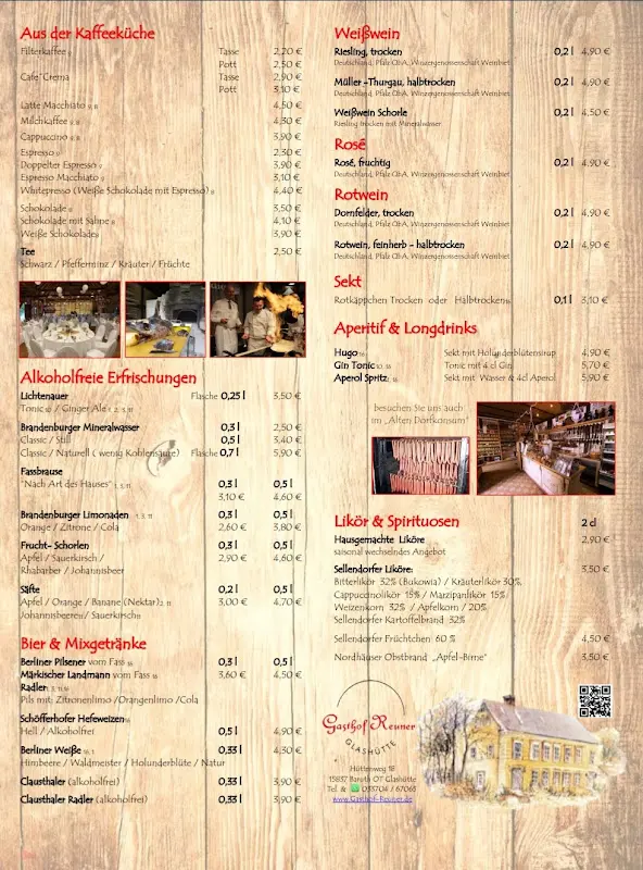 Menu_Gasthof Reuner Restaurant & Biergarten_Baruth/Mark_image_3