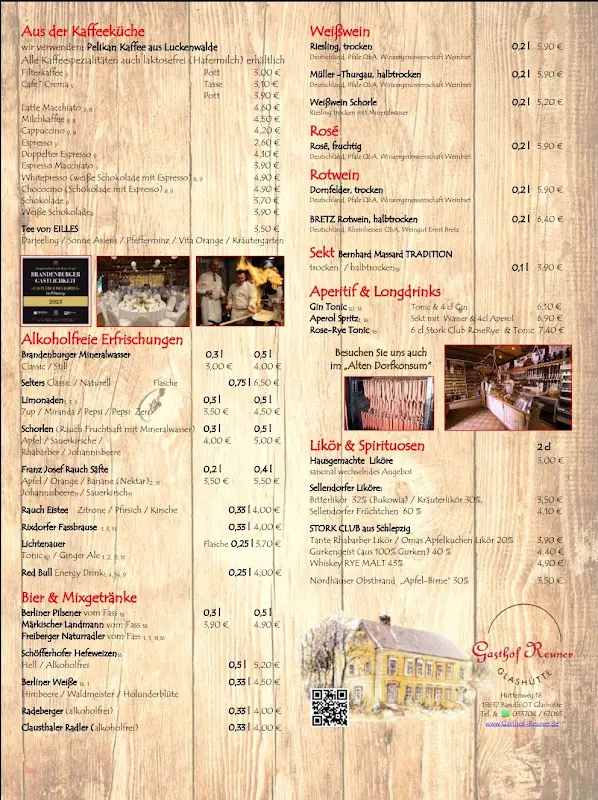 Menu_Gasthof Reuner Restaurant & Biergarten_Baruth/Mark_image_4