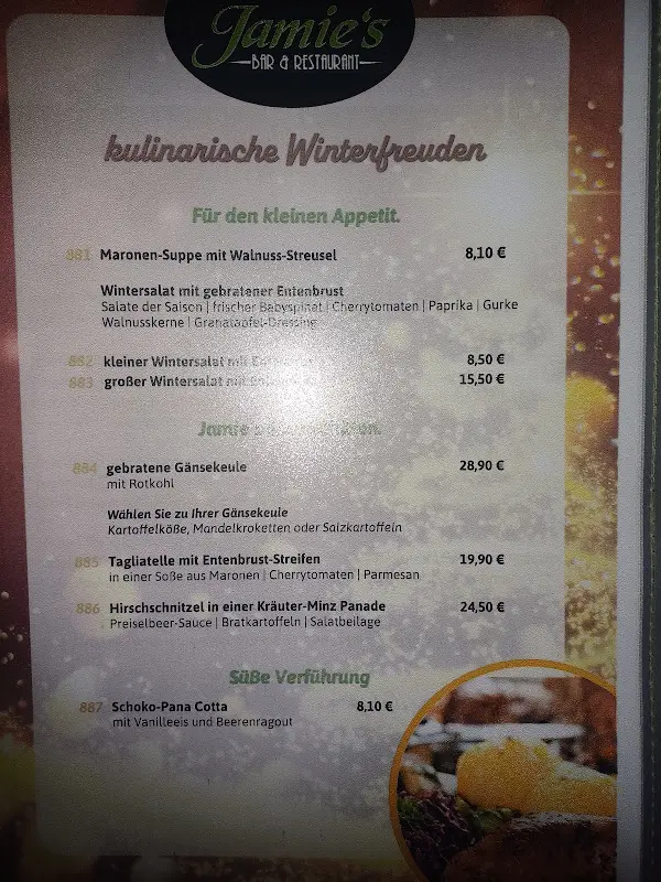 Menu_Jamie's Bar & Restaurant_Liebenwerda_image_1