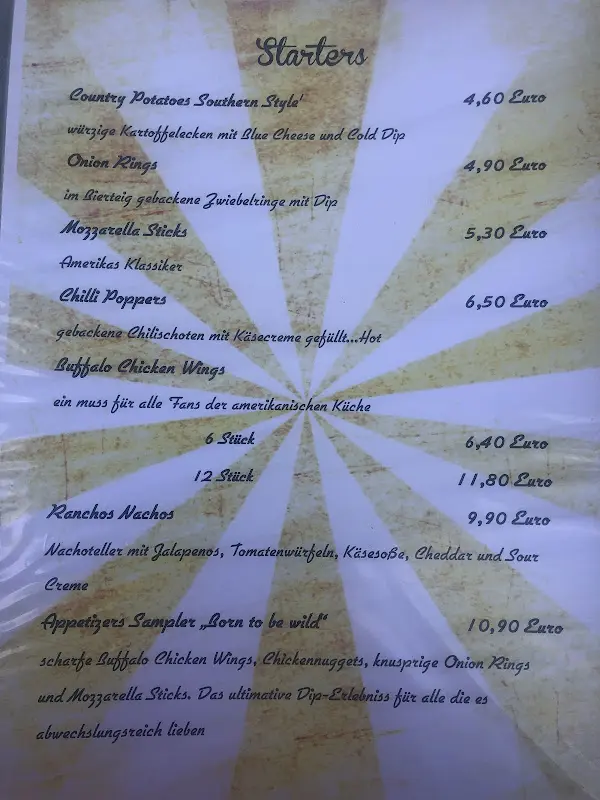 Menu_Lonestar Saloon_Liebenwerda_image_3