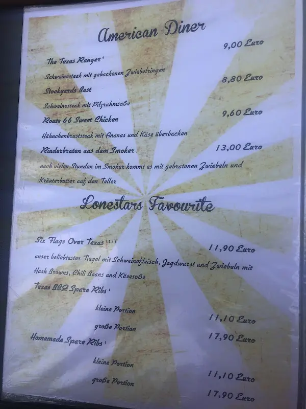 Menu_Lonestar Saloon_Liebenwerda_image_4