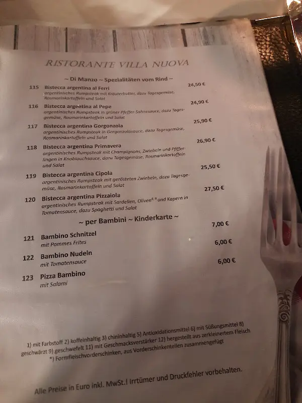 Menu_Villa Nuova_Liebenwerda_image_2