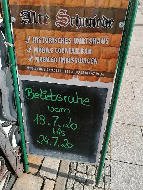 Menu_Gaststätte Alte Schmiede_Liebenwerda_immagine_2