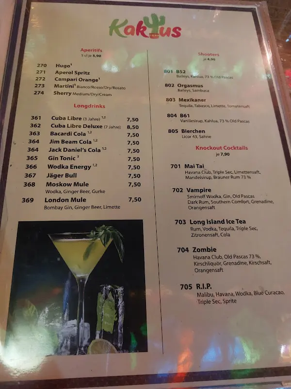 Menu_KAKTUS MEXIKANISCHES RESTAURANT_Fürstenwalde/Spree_image_2