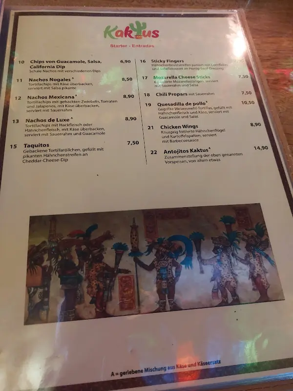 Menu_KAKTUS MEXIKANISCHES RESTAURANT_Fürstenwalde/Spree_image_3