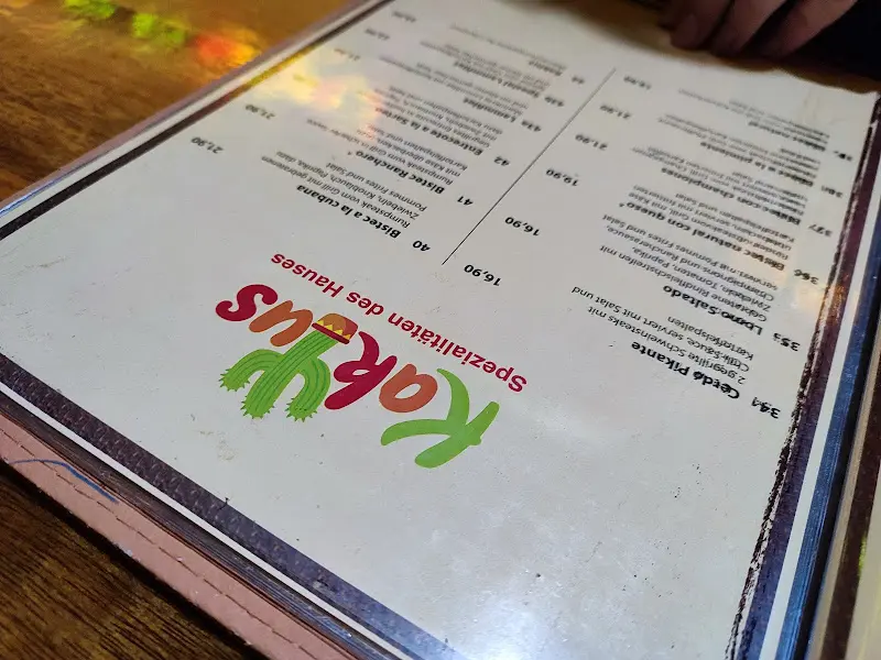 Menu_KAKTUS MEXIKANISCHES RESTAURANT_Fürstenwalde/Spree_image_4