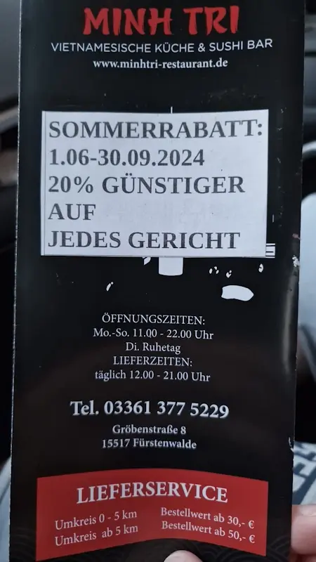 Menü_Minh Tri Restaurant_Fürstenwalde/Spree_Bild_1