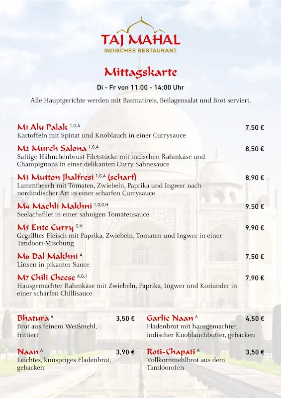 Menu_Taj Mahal indisches Restaurant_Angermünde_image_1