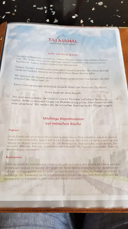 Menu_Taj Mahal indisches Restaurant_Angermünde_image_2