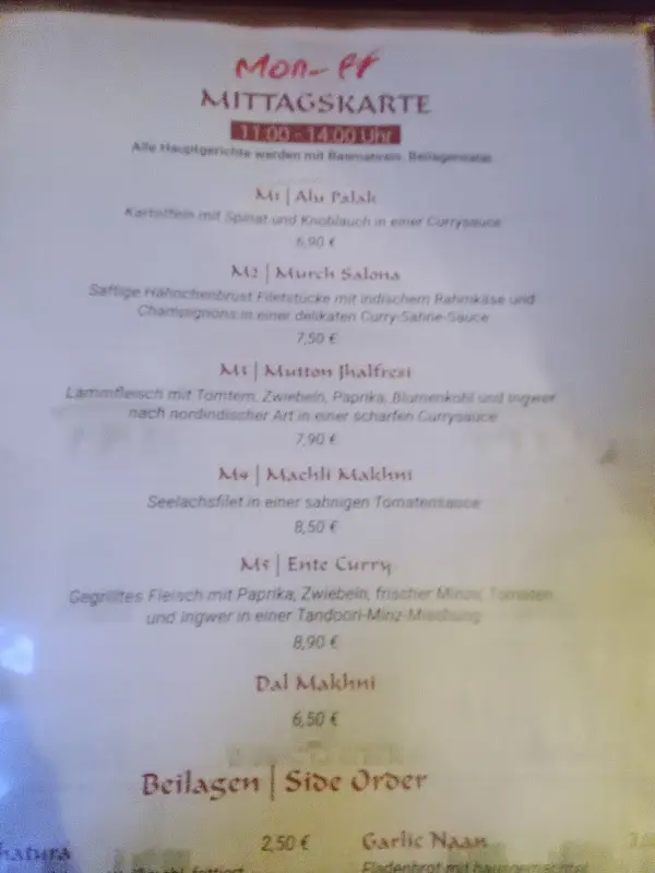 Menu_Taj Mahal indisches Restaurant_Angermünde_image_3