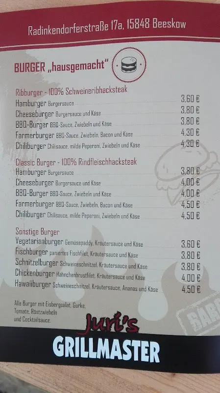 Menu_Juri's Grillmaster Currywurst Burger_Beeskow_immagine_4