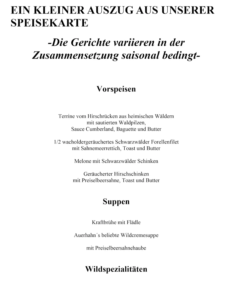 Menu_Restaurant - Café Forsthaus Auerhahn_Baiersbronn_image_4