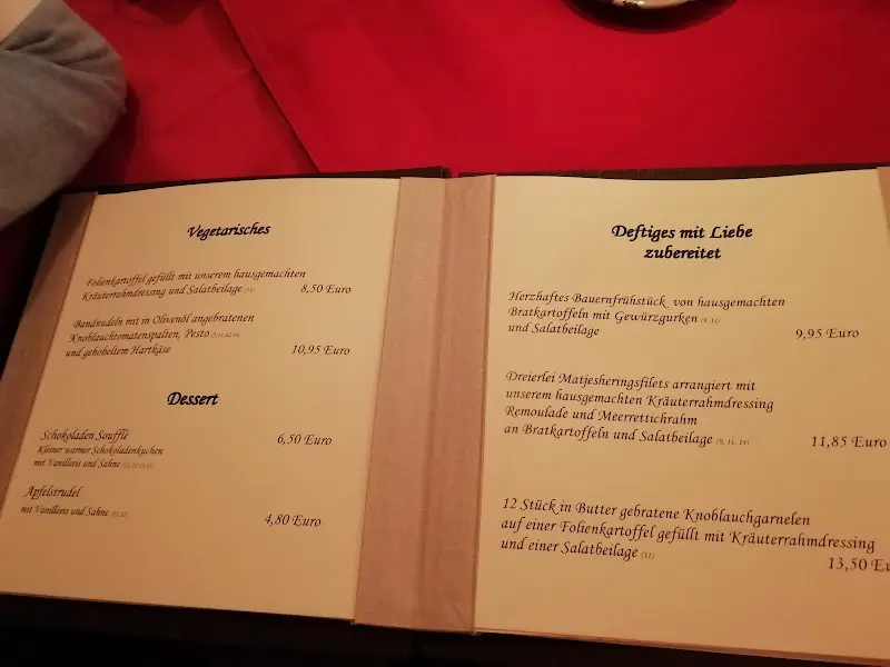 Menu_Country Cafe & Pension Henrik Rudolph_Oegeln_immagine_1