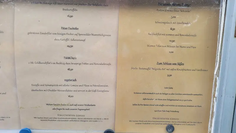 Menu_Gaststätte Seeblick Bestensee_Bestensee_immagine_4