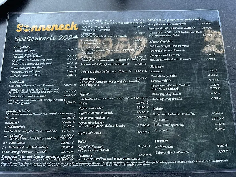 Menu_Restaurant Sonneneck_Schashagen_immagine_1
