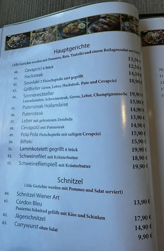 Menu_Restaurant Sonneneck_Schashagen_immagine_2