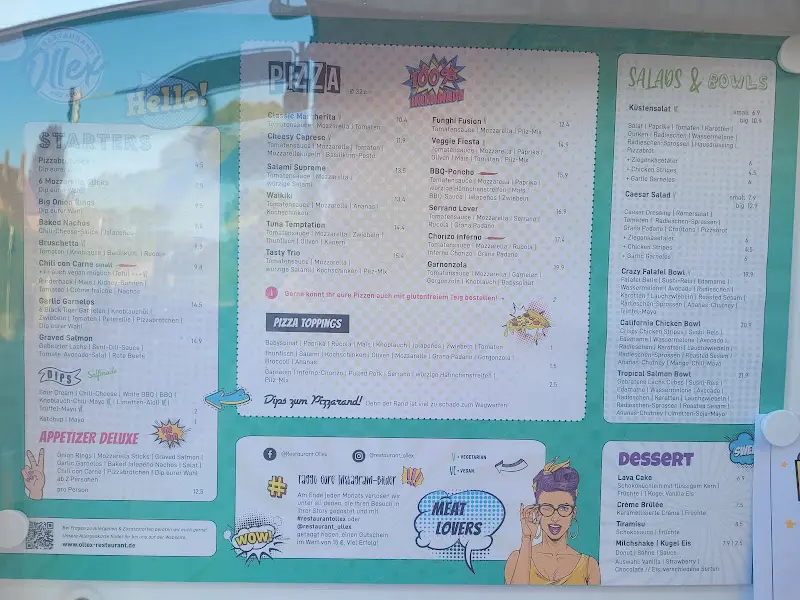 Menu_Restaurant Ollex & beds_Schashagen_immagine_2