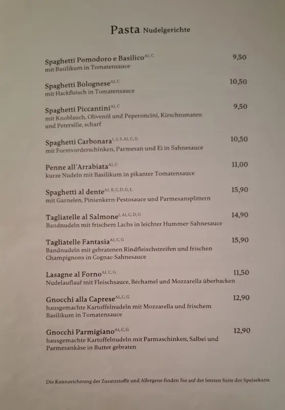 Menu_Ristorante al dente Wriezen_Wriezen_immagine_2