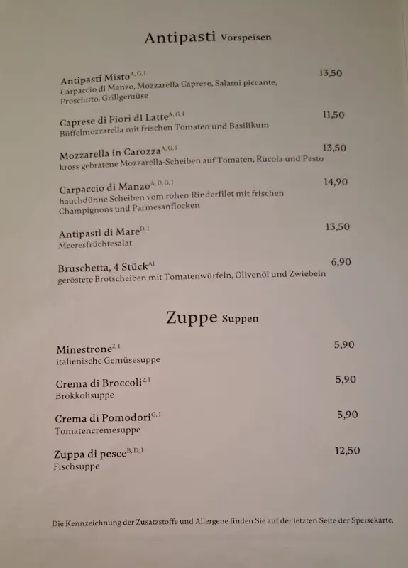 Menu_Ristorante al dente Wriezen_Wriezen_immagine_3