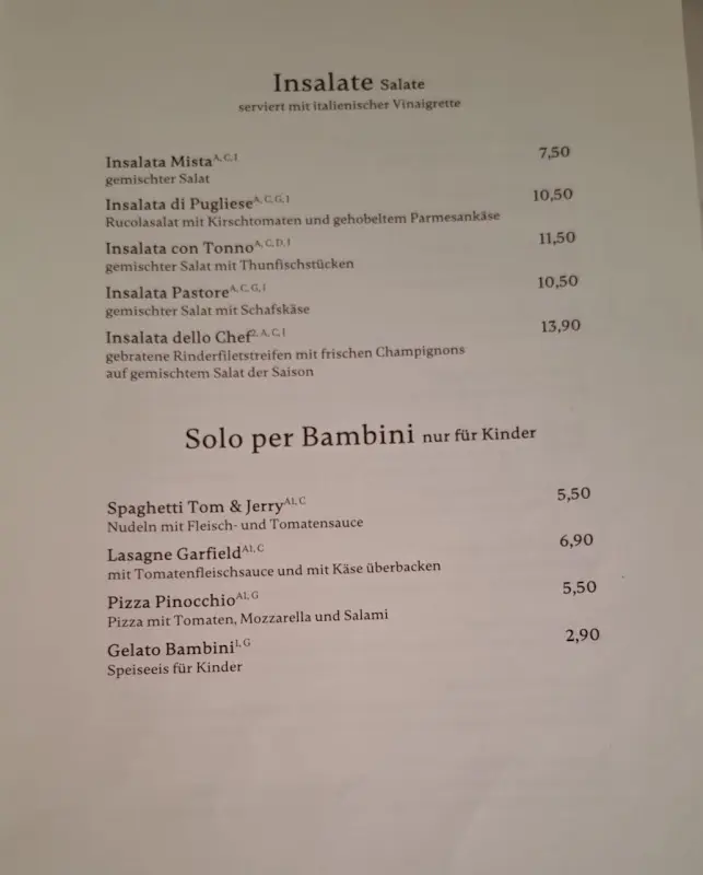 Menu_Ristorante al dente Wriezen_Wriezen_immagine_4