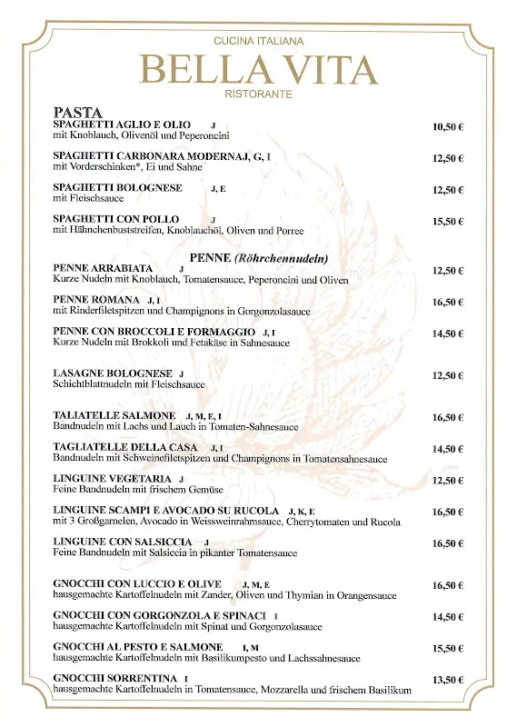 Menu_Bella Vita_Falkensee_immagine_2