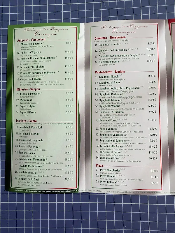 Menu_Ristorante - Pizzeria Venezia_Calau_image_1