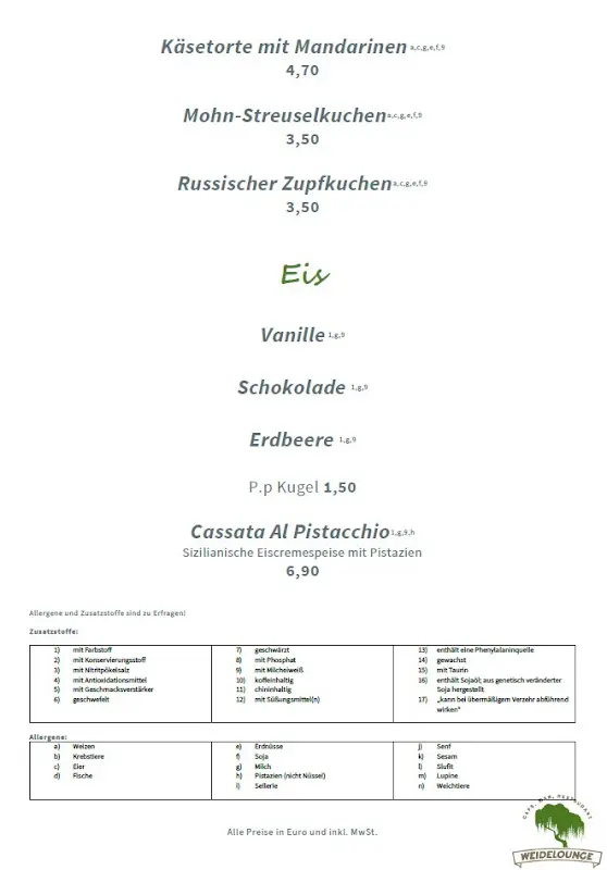 Menu_Restaurant Weidelounge / Teeladen Brandenburg_Havel_image_3