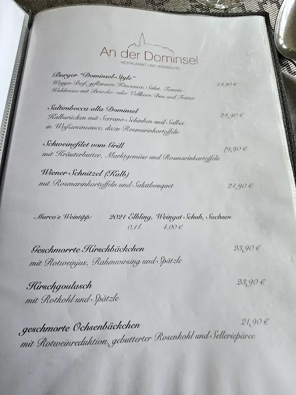 Menu_Restaurant an der Dominsel_Havel_image_1