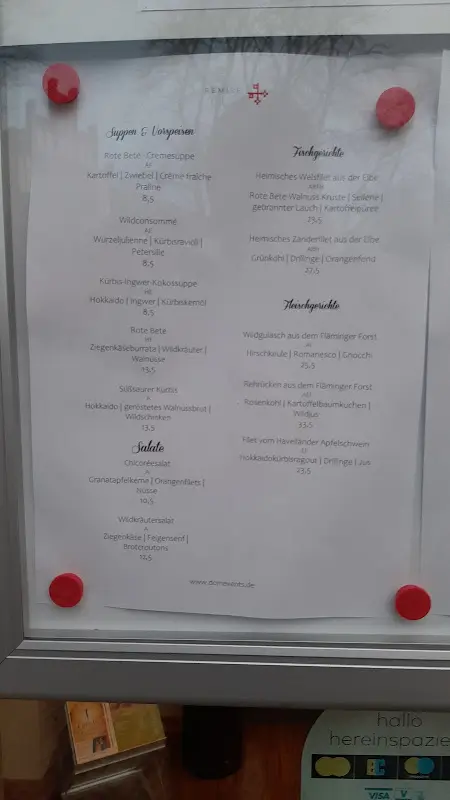 Menü_Restaurant Remise_Havel_Bild_2