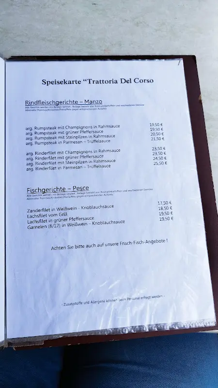 Menu_Trattoria Del Corso_Havel_image_2