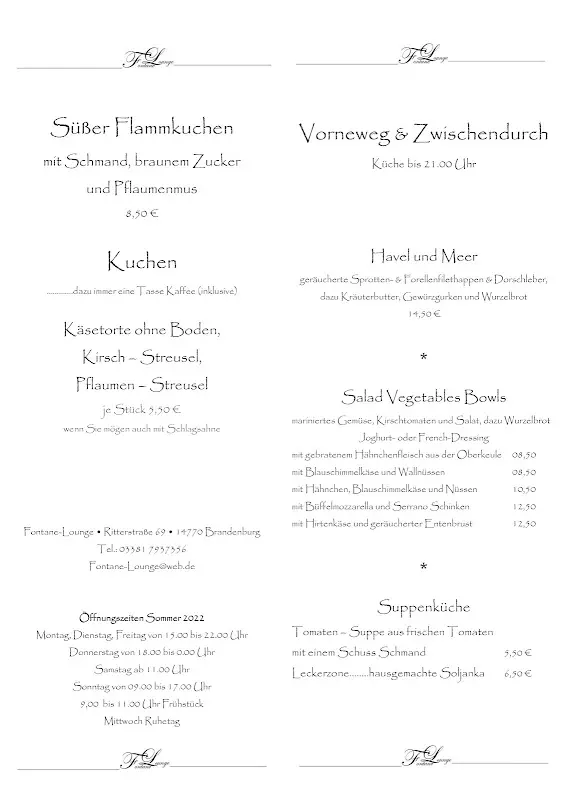 Menu_Fontane Lounge mit Kajakverleih_Havel_immagine_1