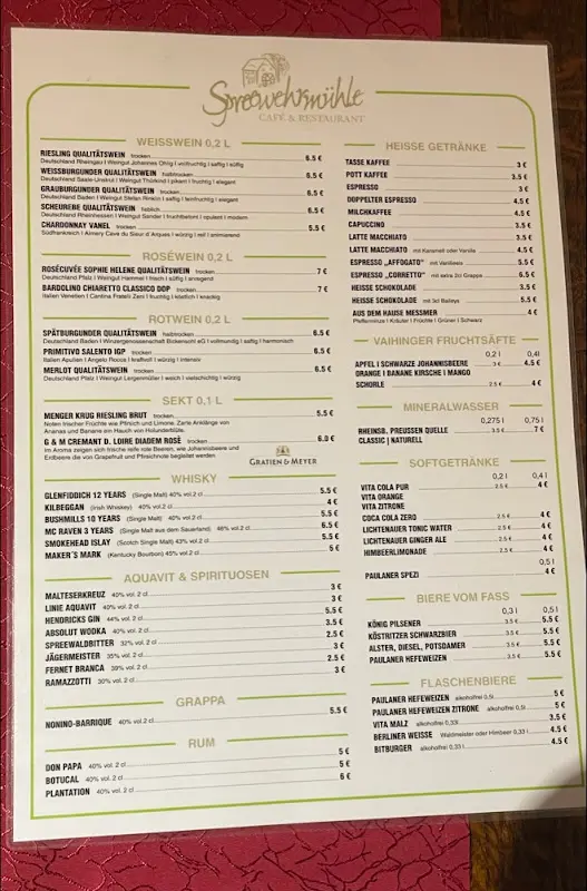 Menu_Cafe & Restaurant Spreewehrmühle-Cottbus_Cottbus_image_1