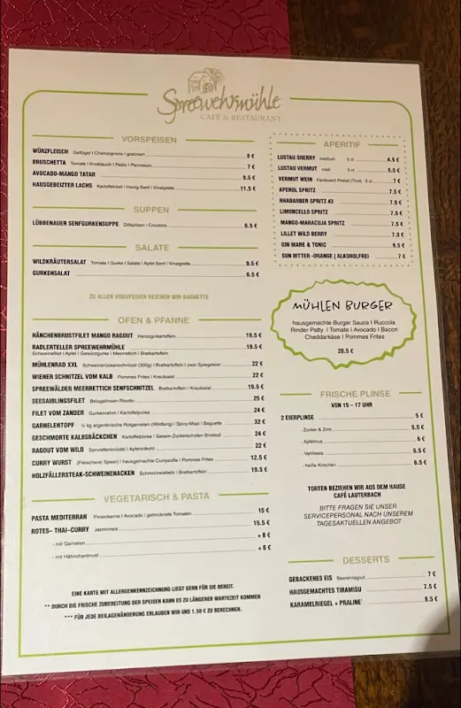 Menu_Cafe & Restaurant Spreewehrmühle-Cottbus_Cottbus_image_2