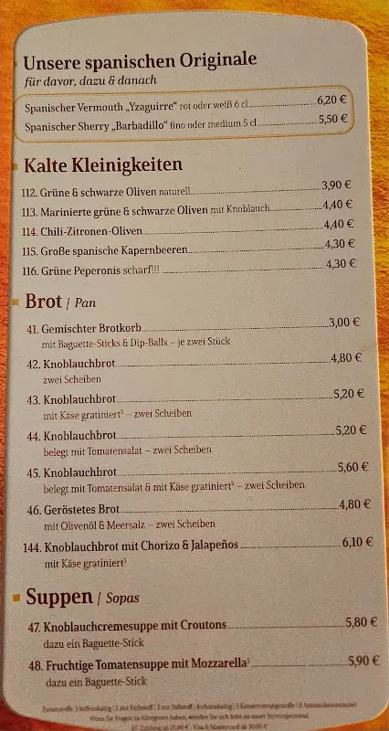 Menü_El Toro - Cottbus_Cottbus_Bild_2