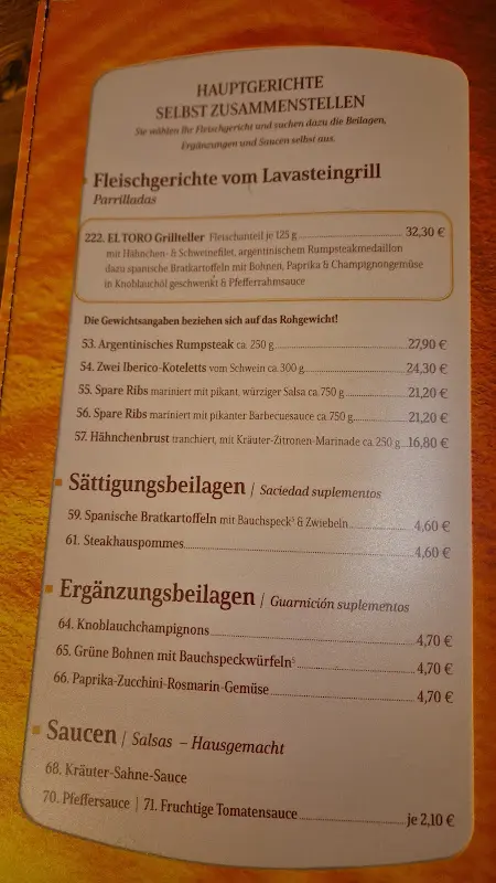 Menü_El Toro - Cottbus_Cottbus_Bild_3