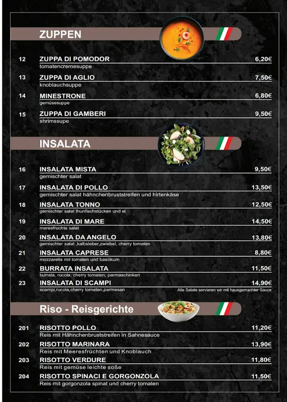 Menu_Da Michelangelo Ristorante - Cucina Italiana_Cottbus_immagine_3