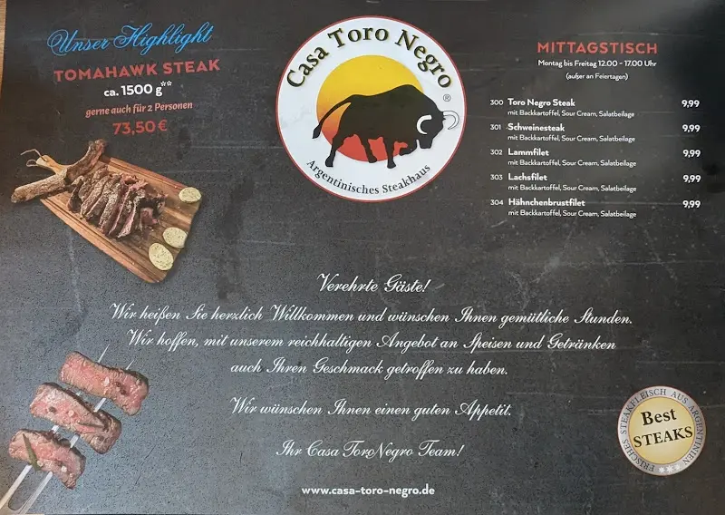 Menu_Casa Toro Negro_Dallgow-Döberitz_image_4